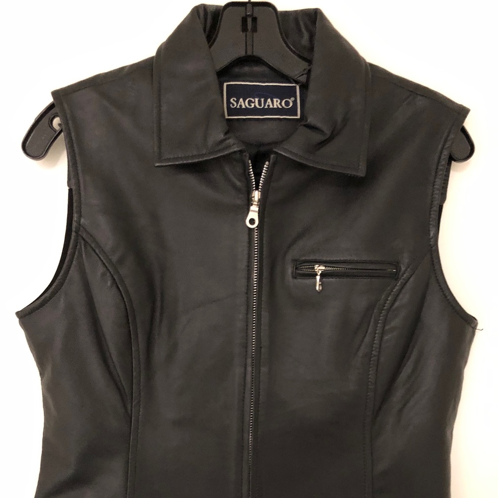 buttery soft leather vest